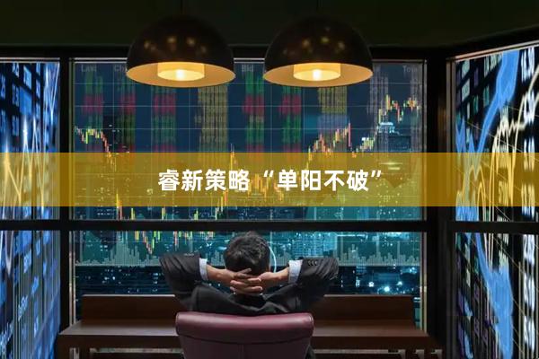 睿新策略 “单阳不破”